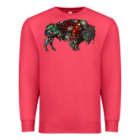 Cardinal christmas bison Premium Sweatshirt - RanaPortraitStore