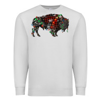 Dove Grey christmas bison Premium Sweatshirt - RanaPortraitStore