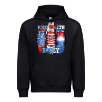 Black red white and boozy Urban Hoodie - JahusDesignShop