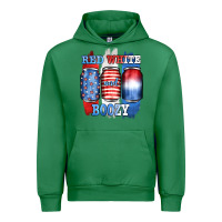 Emerald red white and boozy Urban Hoodie - JahusDesignShop
