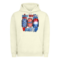 Pigment Pistachio red white and boozy Urban Hoodie - JahusDesignShop