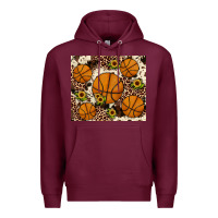 Burgundy basketball Premium Hoodie - JahusDesignShop