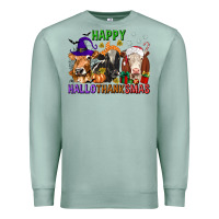 Seafoam happy hallothanksmas with cow Premium Sweatshirt - texasbilliewilder