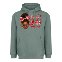 Sage sorority colors red and white it's the self love f Heavyweight Hoodie - texasbilliewilder