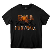 Black Fall Family Football Heavy Core Tee - LillyAllenDesigns