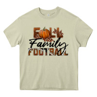 Mossy Fall Family Football Heavy Core Tee - LillyAllenDesigns