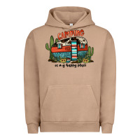 Pigment Burro camping is my happy place Urban Hoodie - JahusDesignShop