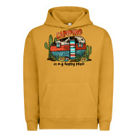 Pigment Peanut Butter camping is my happy place Urban Hoodie - JahusDesignShop