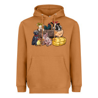 Meerkat farm animals wagon Heavyweight Hoodie - Zillion Design Studio