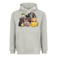 Moon Dust farm animals wagon Heavyweight Hoodie - Zillion Design Studio