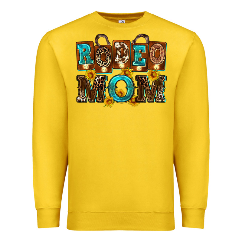 Rodeo Mom Premium Sweatshirt by Zillion Design Studio | Teevron