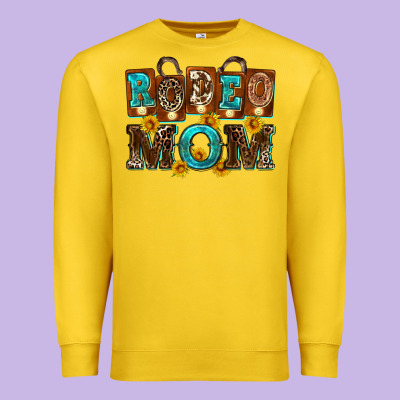 Rodeo Mom Premium Sweatshirt Designed By Zillion Design Studio