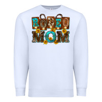 White rodeo mom Premium Sweatshirt - Zillion Design Studio