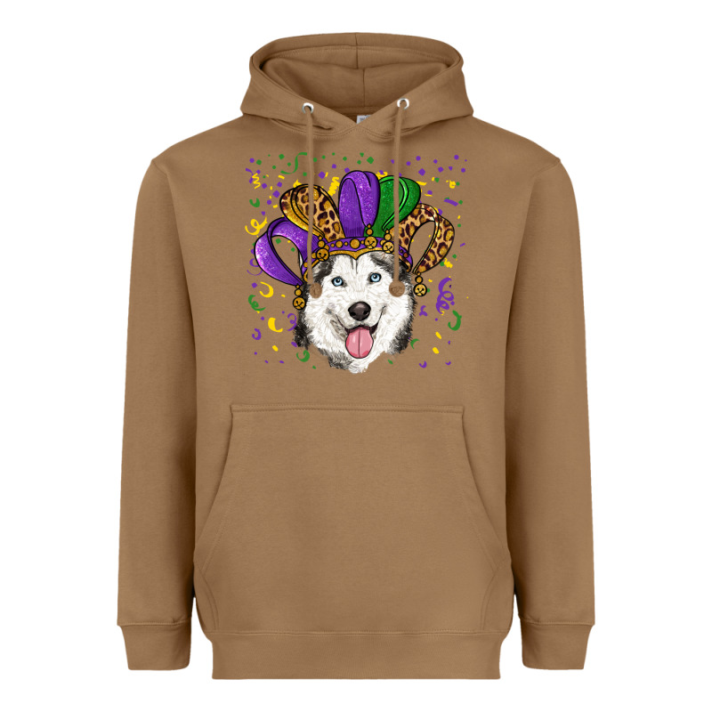 Mardi Gras Hat Husky Heavyweight Hoodie by RanaPortraitStore | Teevron