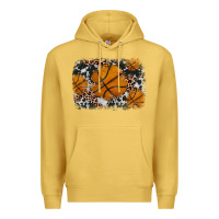 Antique Gold basketball background Premium Hoodie - JahusDesignShop