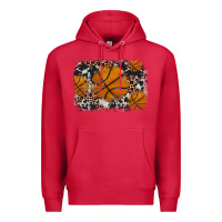 Cardinal basketball background Premium Hoodie - JahusDesignShop