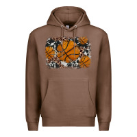 Chestnut basketball background Premium Hoodie - JahusDesignShop
