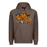 Coffee basketball background Premium Hoodie - JahusDesignShop