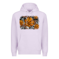 Lilac basketball background Premium Hoodie - JahusDesignShop