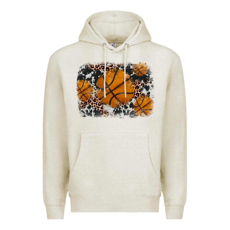 Basketball Background Premium Hoodie by JahusDesignShop | Teevron