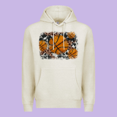 Basketball Background Premium Hoodie Designed By Jahusdesignshop