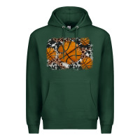 Sports Green basketball background Premium Hoodie - JahusDesignShop