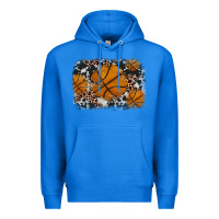 True Royal basketball background Premium Hoodie - JahusDesignShop