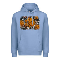 Colony Blue basketball background Premium Hoodie - JahusDesignShop