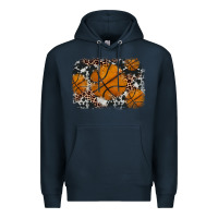 Navy basketball background Premium Hoodie - JahusDesignShop