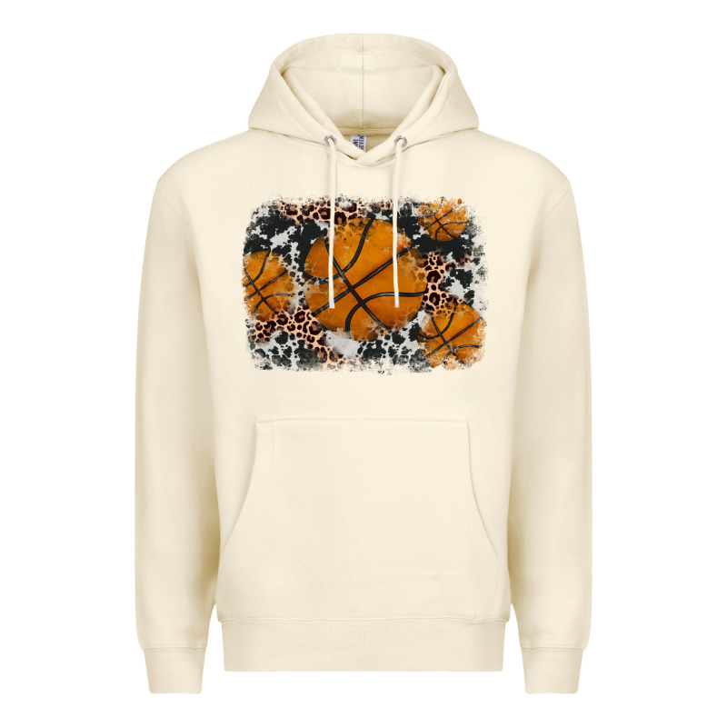 Basketball Background Premium Hoodie by JahusDesignShop | Teevron