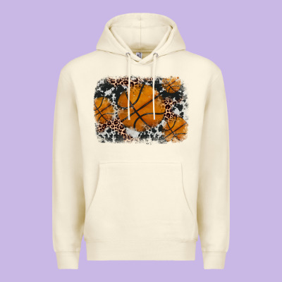 Basketball Background Premium Hoodie Designed By Jahusdesignshop