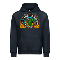 Navy cactus sunflower horseshoe rainbow Urban Hoodie - Artiststas