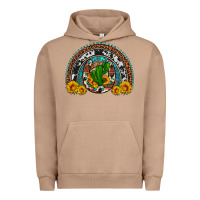 Pigment Burro cactus sunflower horseshoe rainbow Urban Hoodie - Artiststas