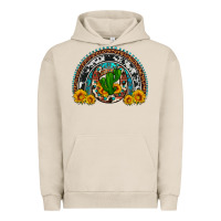 Pigment French Oak cactus sunflower horseshoe rainbow Urban Hoodie - Artiststas