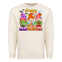 Sandshell happy hallothanksmas gnomes Premium Sweatshirt - texasbilliewilder