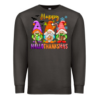Smoke happy hallothanksmas gnomes Premium Sweatshirt - texasbilliewilder