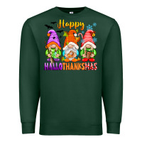 Sports Green happy hallothanksmas gnomes Premium Sweatshirt - texasbilliewilder