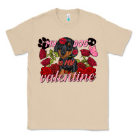 Mushroom my dog is my valentine valentine's day Classic Tee - FaDigitalArtStudio