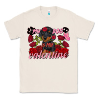 Natural my dog is my valentine valentine's day Classic Tee - FaDigitalArtStudio