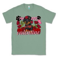 Sage my dog is my valentine valentine's day Classic Tee - FaDigitalArtStudio