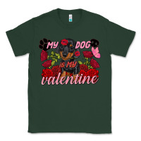 Sports Green my dog is my valentine valentine's day Classic Tee - FaDigitalArtStudio