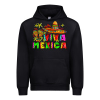 Black viva mexica Urban Hoodie - AdoDesignShop
