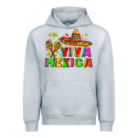 Heather Grey viva mexica Urban Hoodie - AdoDesignShop