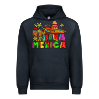 Navy viva mexica Urban Hoodie - AdoDesignShop