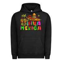 Pigment Black viva mexica Urban Hoodie - AdoDesignShop