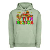 Pigment Oil Green viva mexica Urban Hoodie - AdoDesignShop