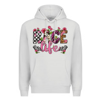 Dove Grey race life Premium Hoodie - Artiststas