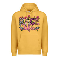 Mustard race life Premium Hoodie - Artiststas