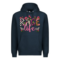 Navy race life Premium Hoodie - Artiststas