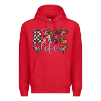 Red race life Premium Hoodie - Artiststas